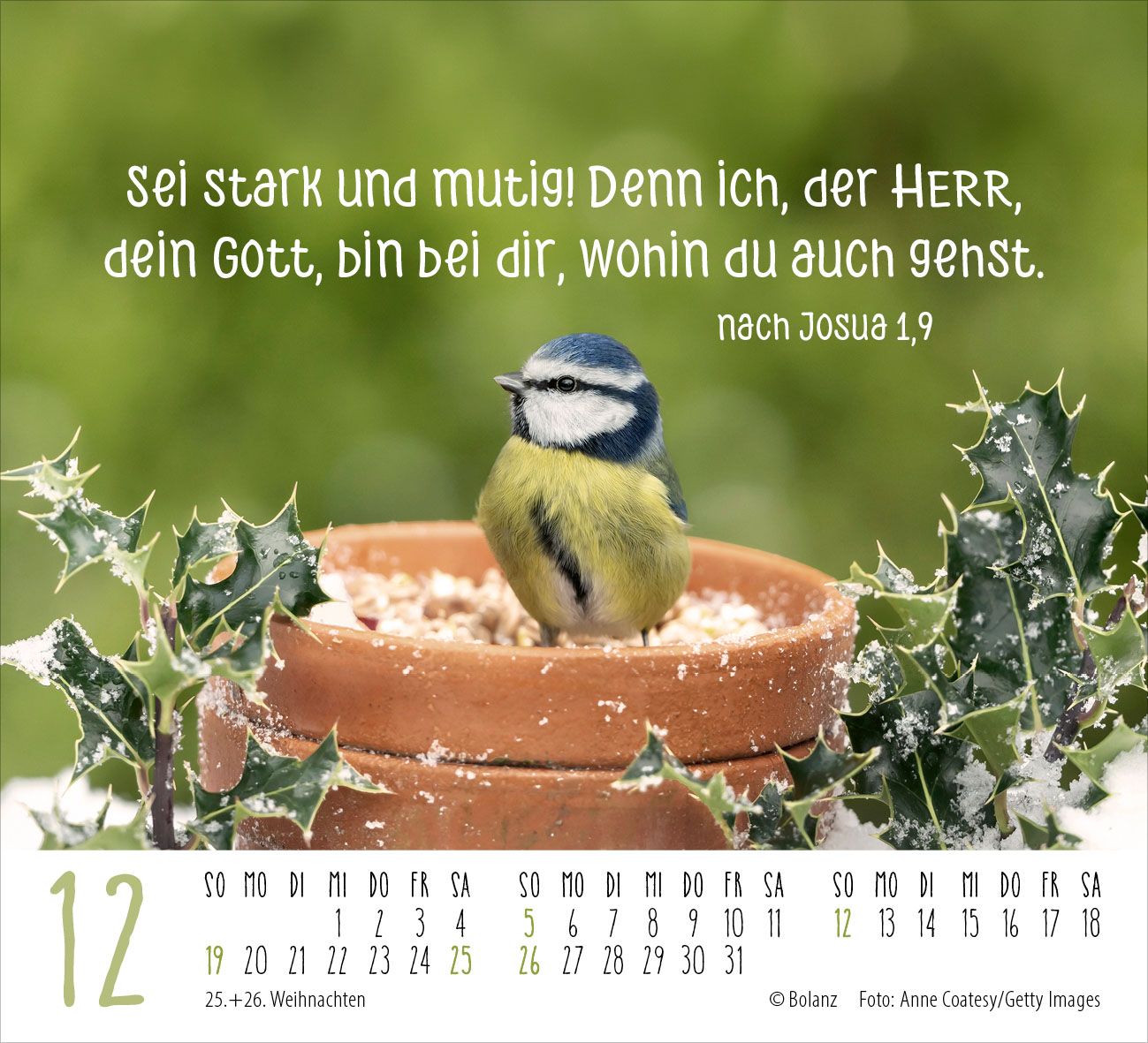 Aufstellkalender - Begegnungen 2027 Minikalender