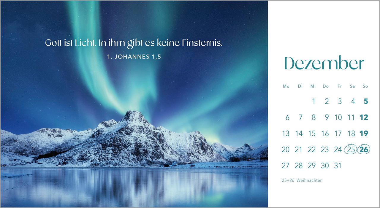 Postkartenkalender - Quelle des Lebens 2027