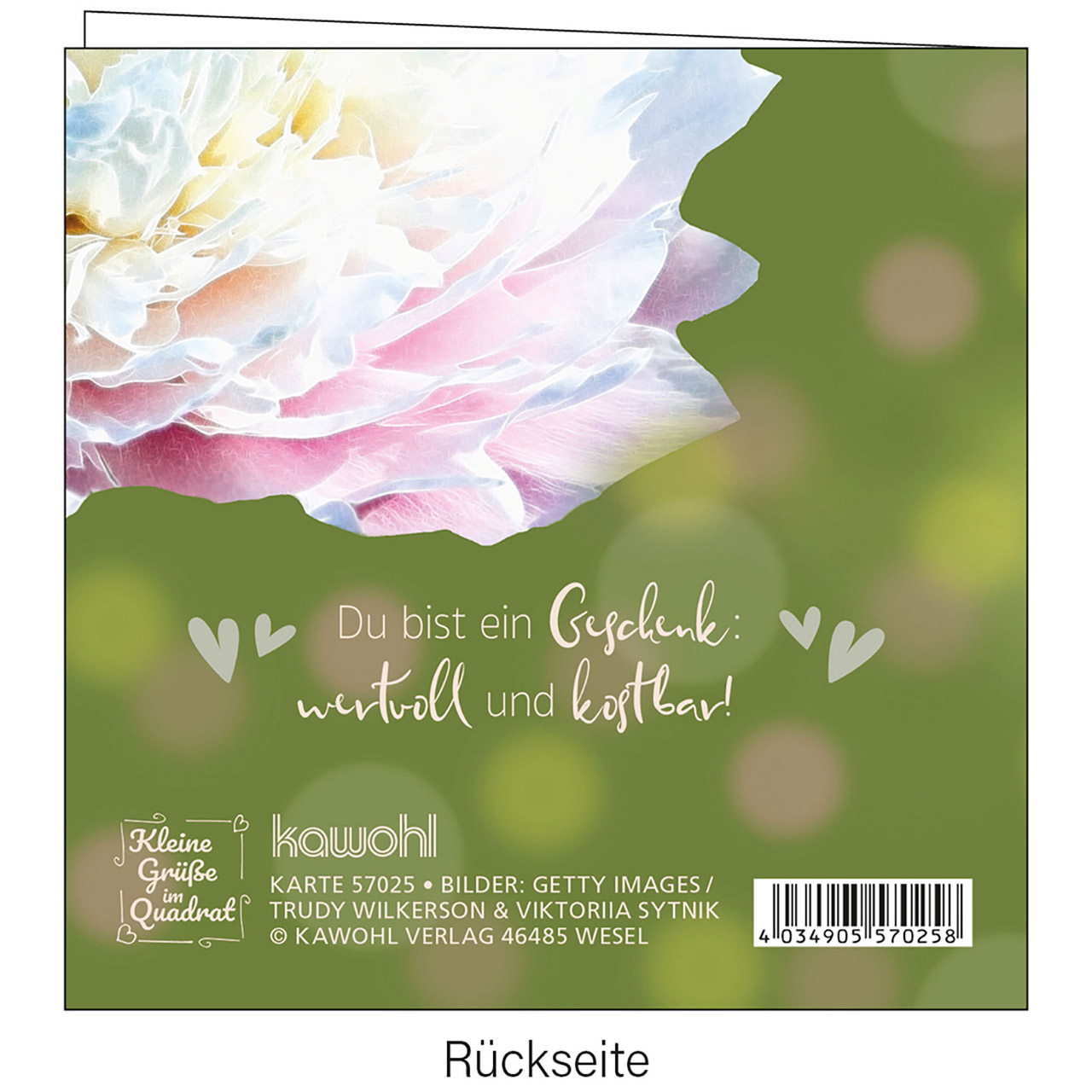 Mini-Faltkarte - Alles Liebe zum Geburtstag - Kolibri
