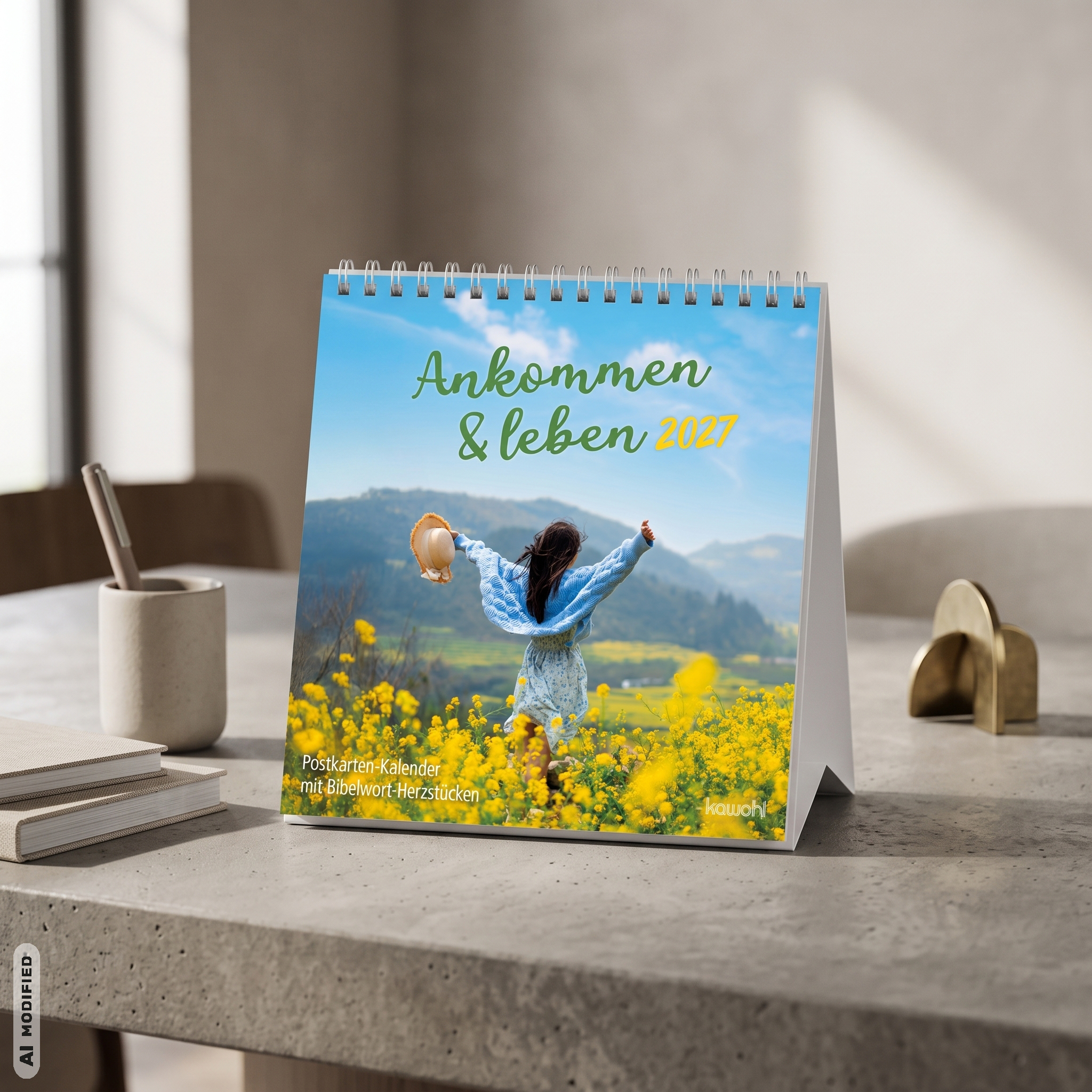 Postkartenkalender - Ankommen & leben 2027