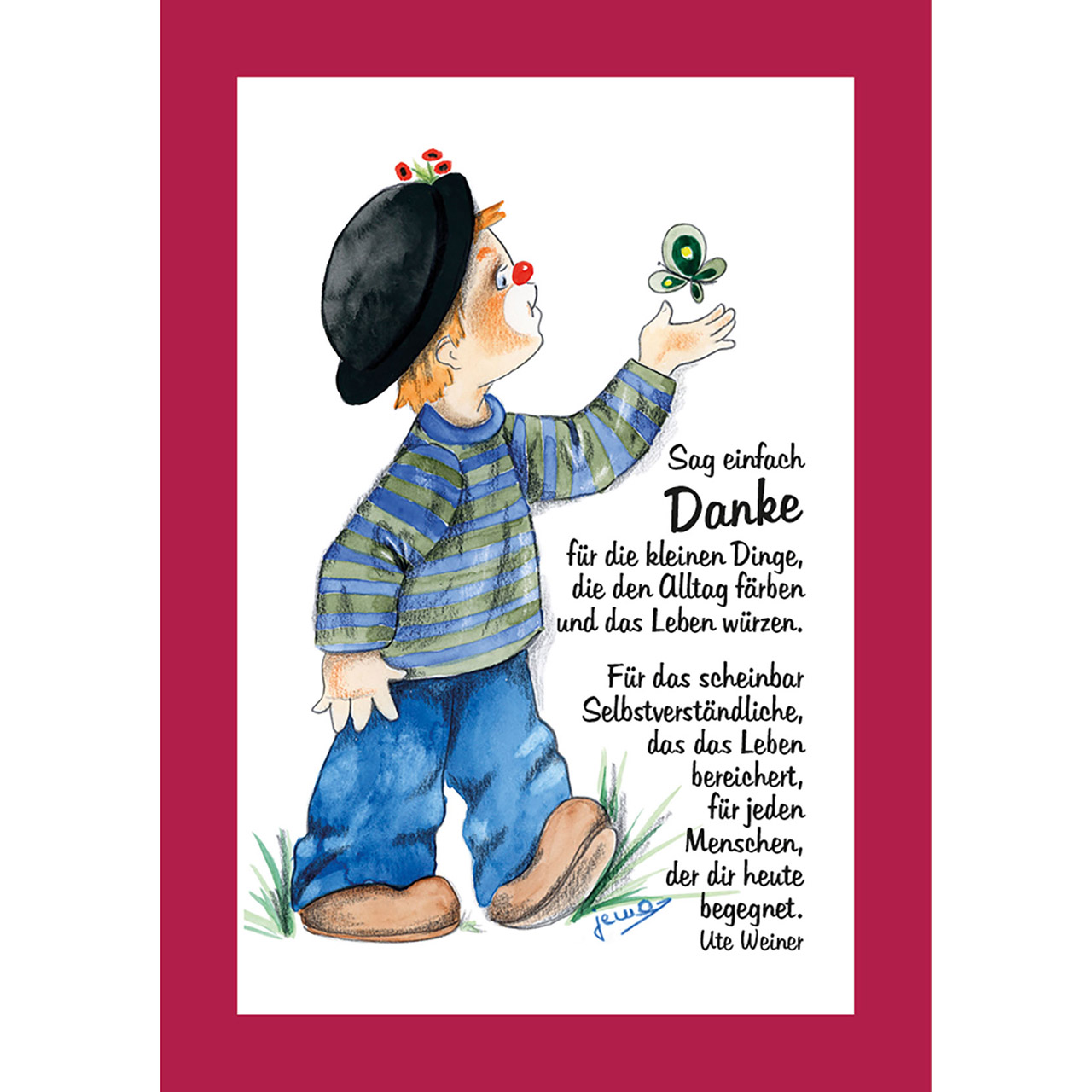 Aufkleberbuch - Sonnenschein für dich und mich - Clown