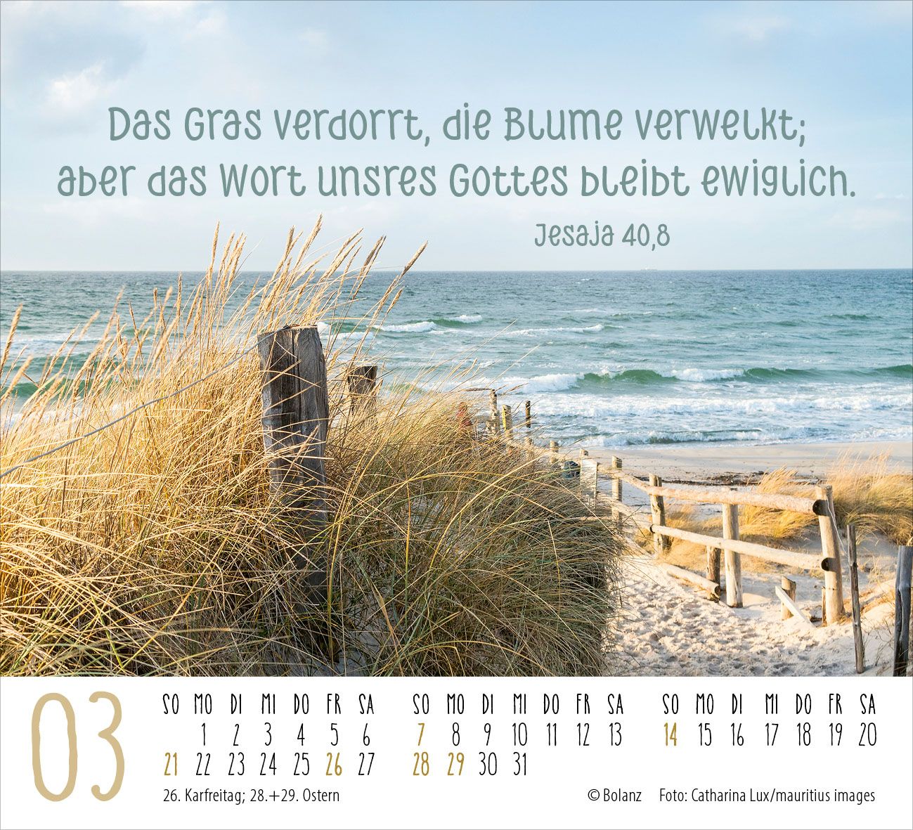 Aufstellkalender - Zeit für Meer 2027