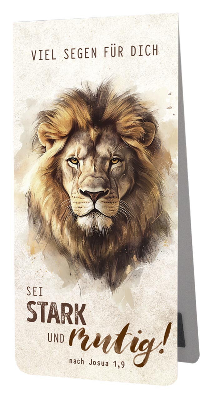 Lesezeichen - Magnetlesezeichen Sei stark