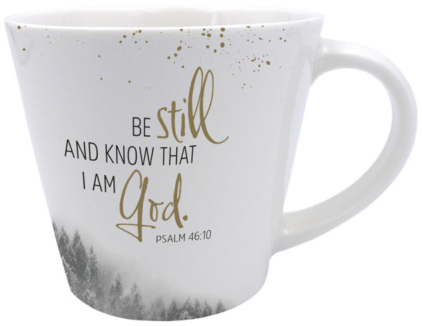 Tasse 'Be still and know'