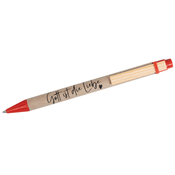 Öko-Kugelschreiber 'Gott ist die Liebe'