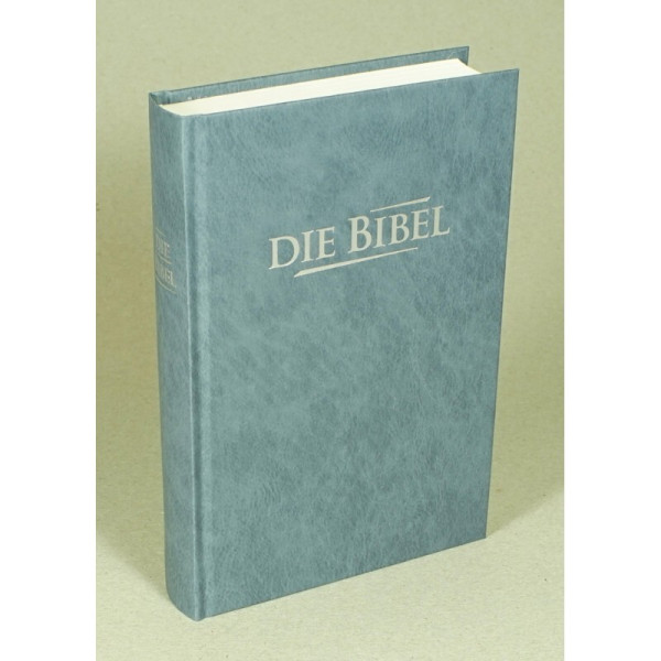 Elberfelder Bibel - Taschenbibel grau-blau