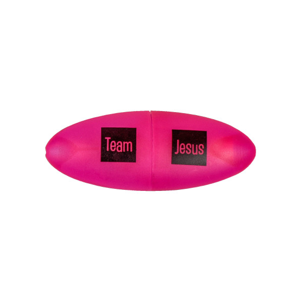 Mini-Textmarker 'Team Jesus' neon-pink