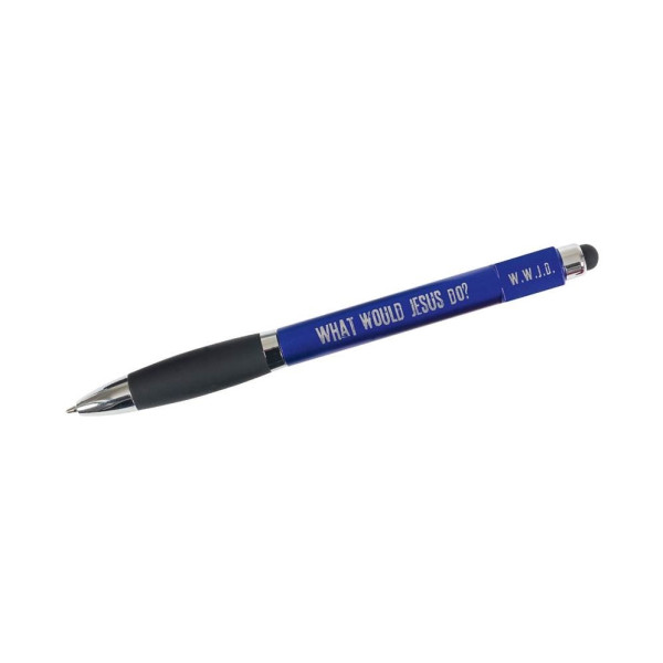 Kugelschreiber 'WWJD' blau