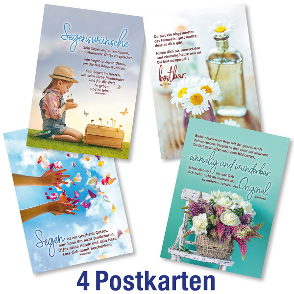 Postkartenserie 4 x 1 Ruth Heil