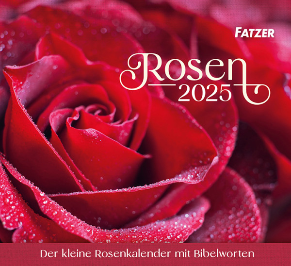 Rosen - Tischkalender 2025