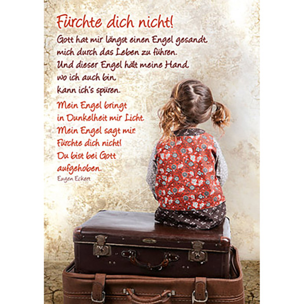 Kind Mädchen Koffer