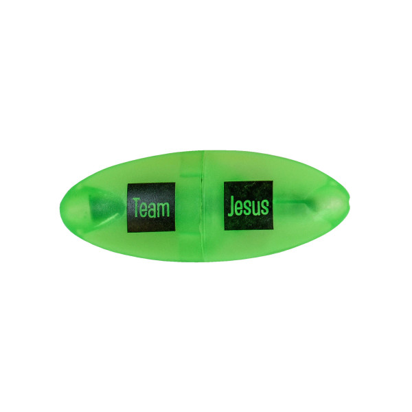 Mini-Textmarker 'Team Jesus' neon-grün