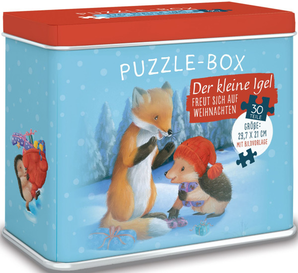 Puzzle-Box 'Der kleine Igel freut sich auf Weihnachten'