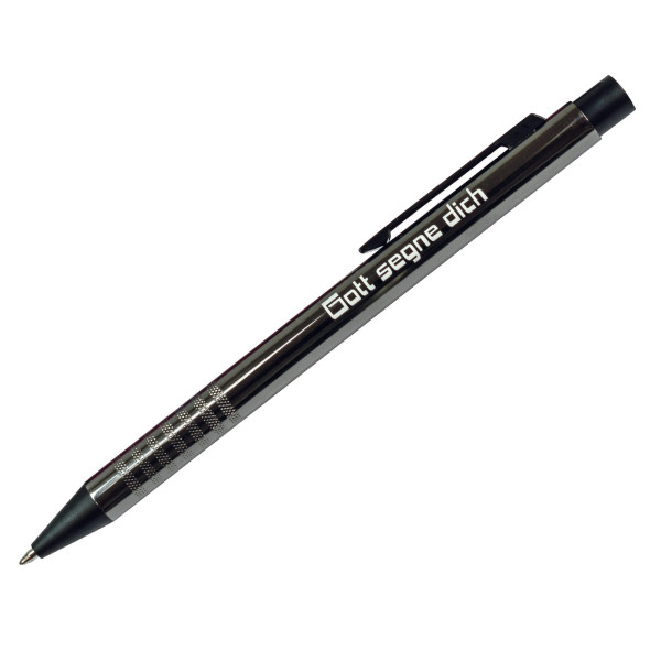 Kugelschreiber 'Segen' grau