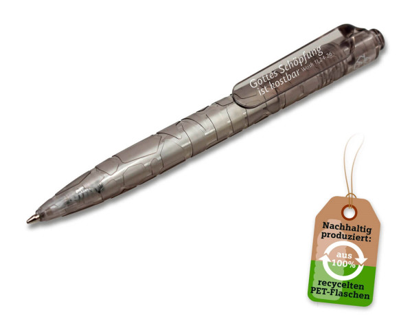 Kugelschreiber 'recycelt' grau