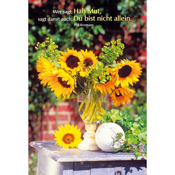 Sonnenblumen Vase Kugel