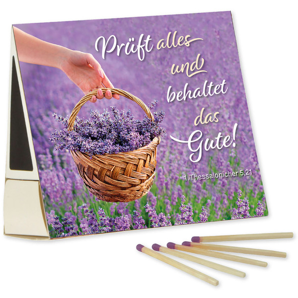 Feld Lavendel Hand Korb