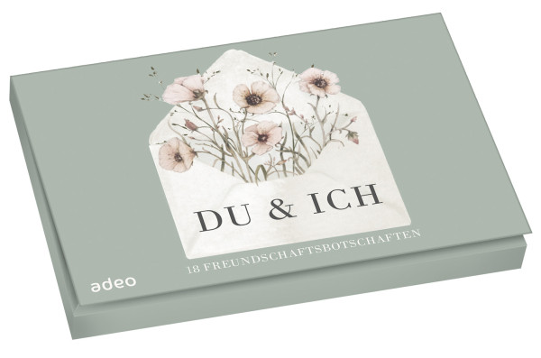 Postkartenbox 'Du & Ich'