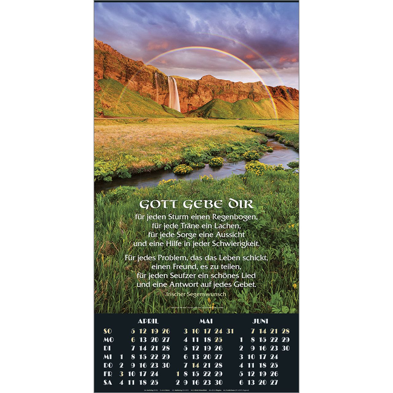 Posterkalender 2026 | Kalender von Kawohl